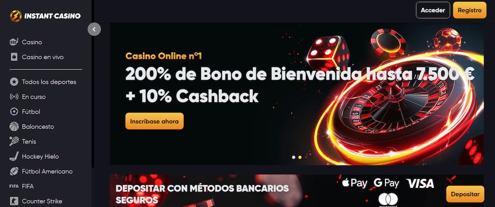 instant casino